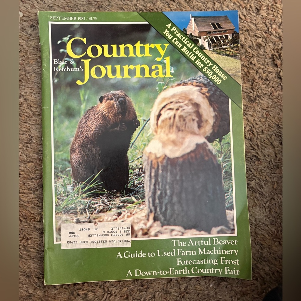 💖Country Journal Magazine. Published September 1982.